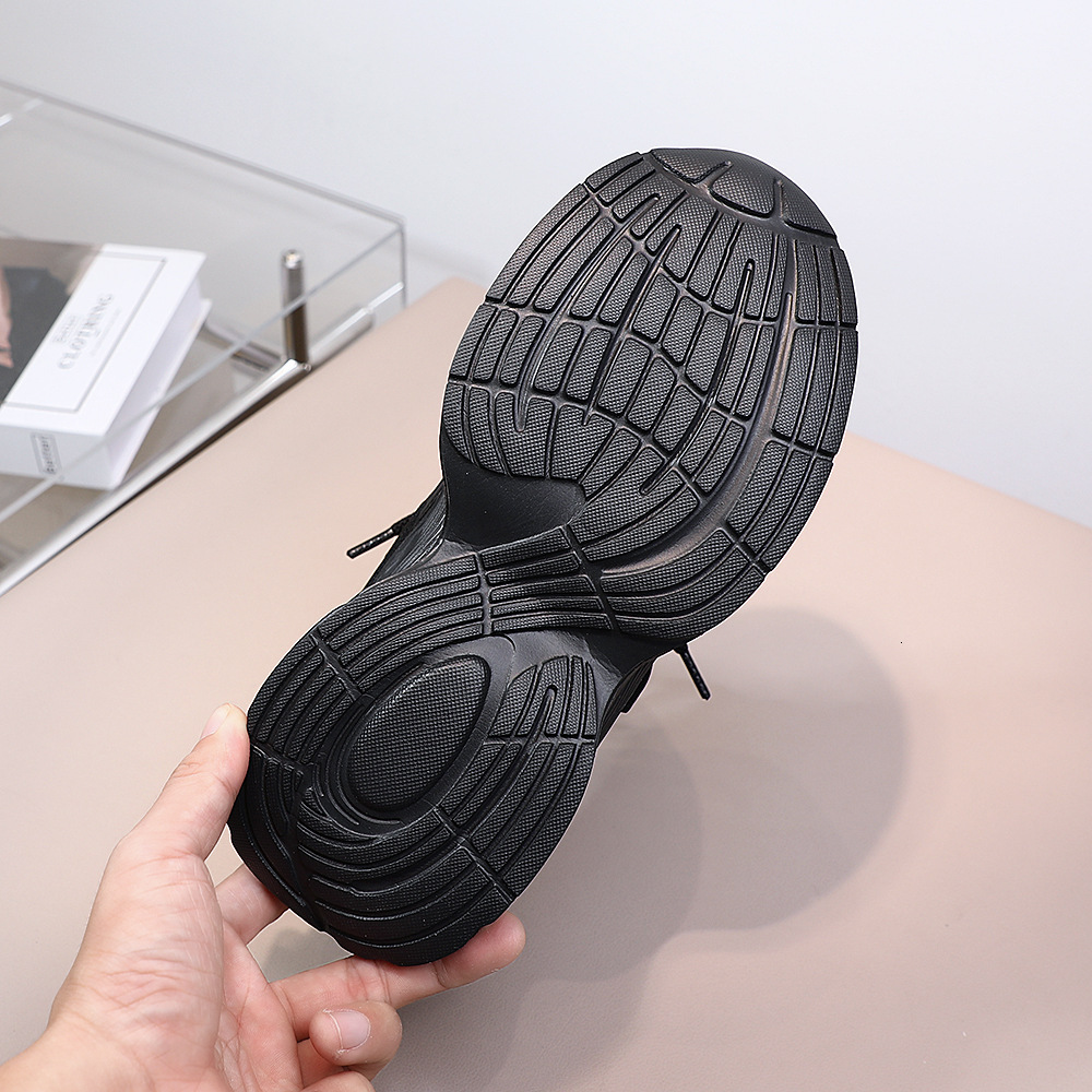 Winter New Cotton Velvet Luminous Shoes Sports Shoes Korean Fashion Trendy Shoes Dad Shoes Casual Children's Shoes