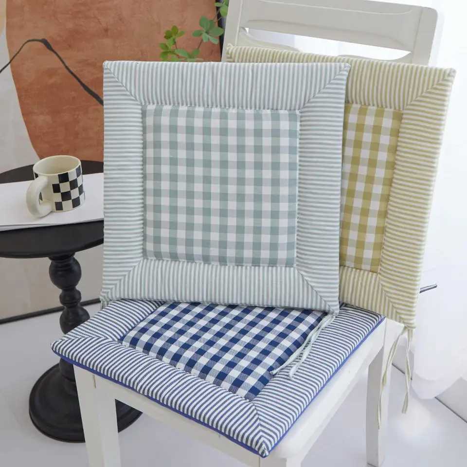 1pcs Creative Geometric Grid Chair Cushion Practical Home Office Sofa Butt Cushions Soft Elastic Seat Cushions C251121