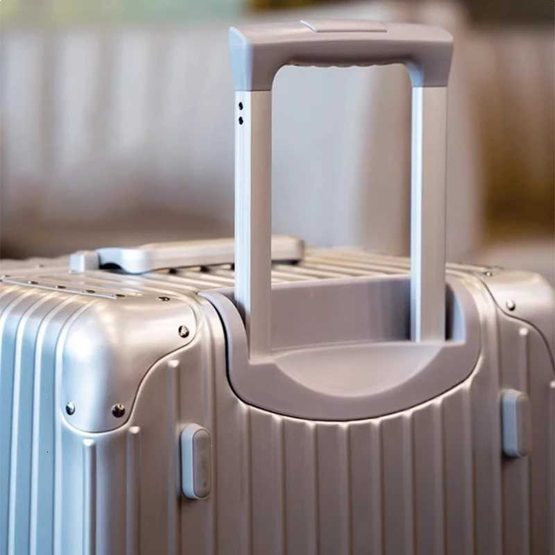 100 Aluminum Magnesium Alloy Suitcase 37 Large Capacity Luggage Metal Password Trolley Case 28/32/40 inch Aluminum Suitcase K251120