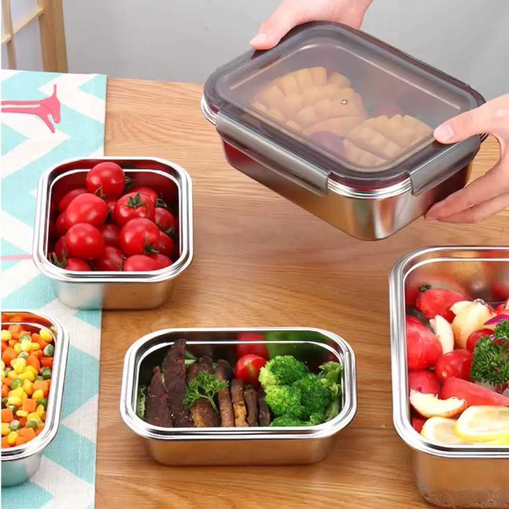 Bento Lunch Boxes adultsKitchen Organizers Camping Airtight Lunchbox Food Side Dish Taper Meal Prep Storage ContainersM251121