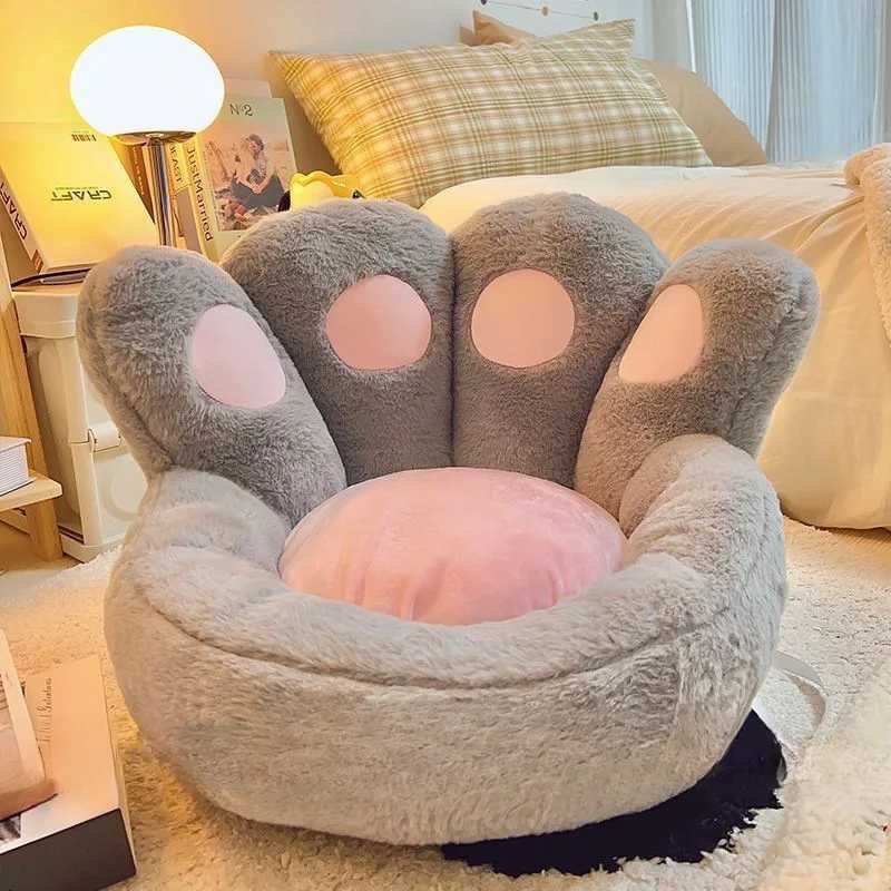 50x45x13cm Plush Bear Claw Cushion Cartoon Animal Panda Foot Cute Soft Filled Family Decoration Childrens Birthday Gift C251121