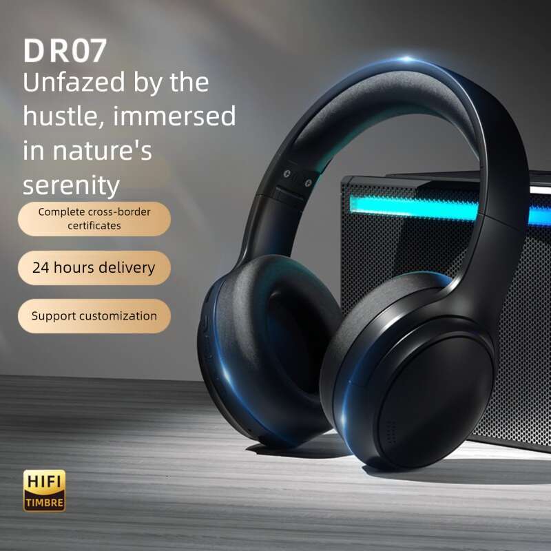 Well-known brand niche designer new over-the-ear Headphones & Earphones ultra-long endurance hifi sound quality macaron wireless Bluetooth headset