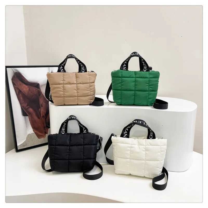 Bags for Wan Fi Tote Handbags Cott Padded Shopping Bag Fi Portable Handbag Quilted Solid for Leisure Travel Y251121