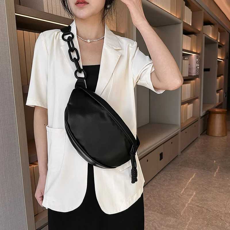 Fashion Fi Simple Ch Pack 2024 New PU Belt Bag Brand Design Wen Fanny Pack Casual Travel Shoder Crossbody Bag Lady Waist Ba Y251121