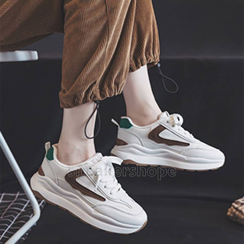 Free Shipping womens sneakers white Leather running shoes designer shoes men women fashion trainers Platform Durable comfort runner Training Outdoor S