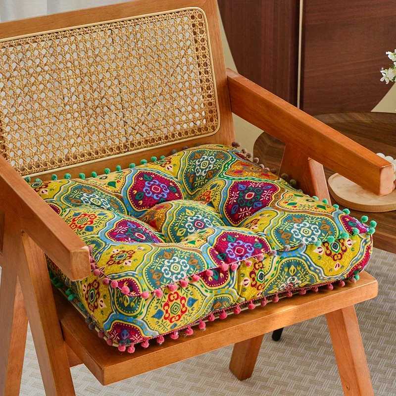 Bohemian Tatami Cushion for Sitting Lazy Stool for The FloorHome Balcony Window Seat CushionSoft Mat for The Floorlarge C251121