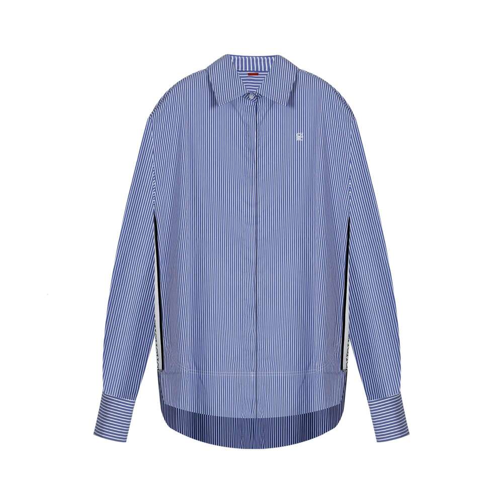 Designer Clothes CHCH Classic Striped Woman Design Sense Blouses Shirt Lady Long Sleeve Stand Collar Loose Blusas Tops