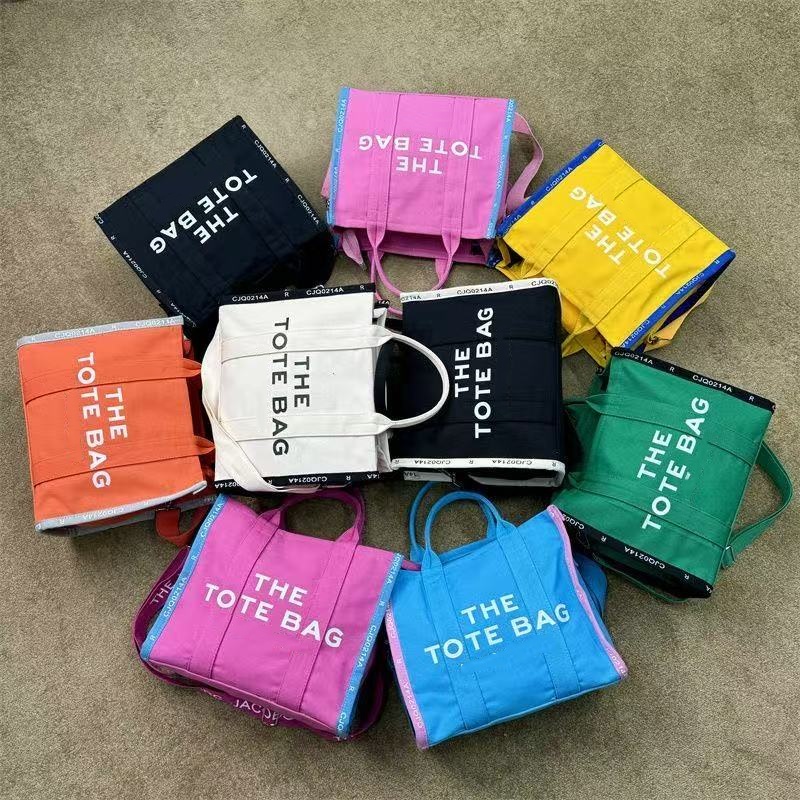tote purses designer woman handbag Shoulder big totebag Crossbody Shopping Luxury Fashion Tote Bag Canvas bag color contrast s
