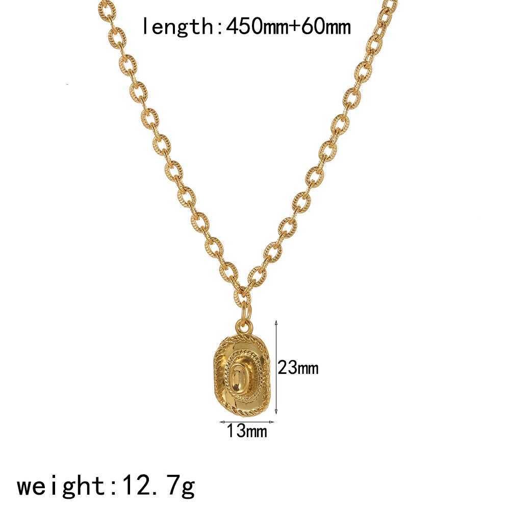 Personality Design Stainless Steel Golden Color Western Cowboy Boots Pendant Necklace for Women Charm JewelryXJ251121