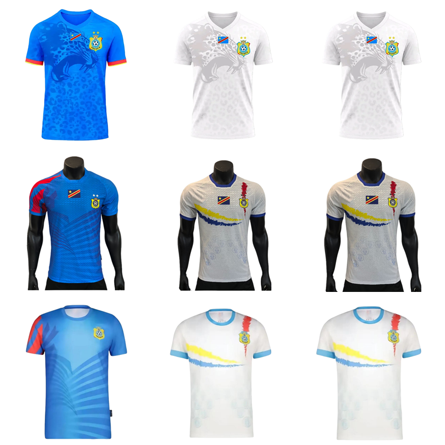 24 25 26 27 DR Congo Soccer Jerseys 2025 2026 2027 AKAMBU M.ELIA T.BONGONDA MBUKU MAYELE KAYEMBE PICKEL MUKAU Player Version Home Away Football Shirts