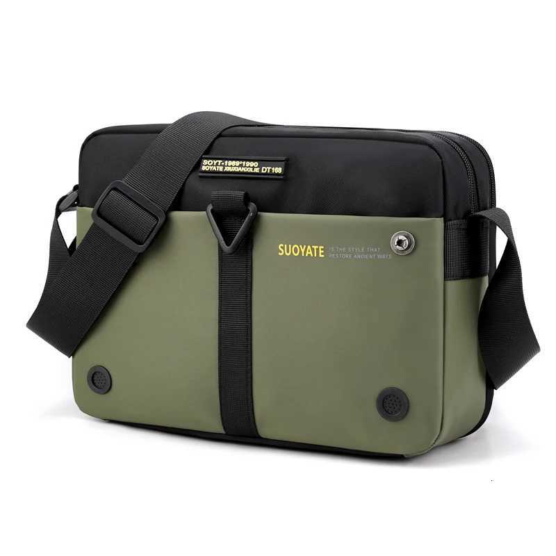 Fashion Mens casual crossbody bag - mti pocket adjustable shoder bag suitable for daily use travel and outdoor activities Y251121