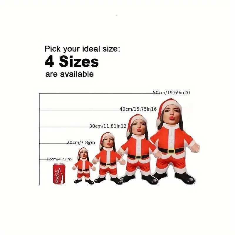 Super Mom Customized Photo Plush Personzed 3D Printed Face Soft Polypropylene Couple Home Decoration Cushion C251121