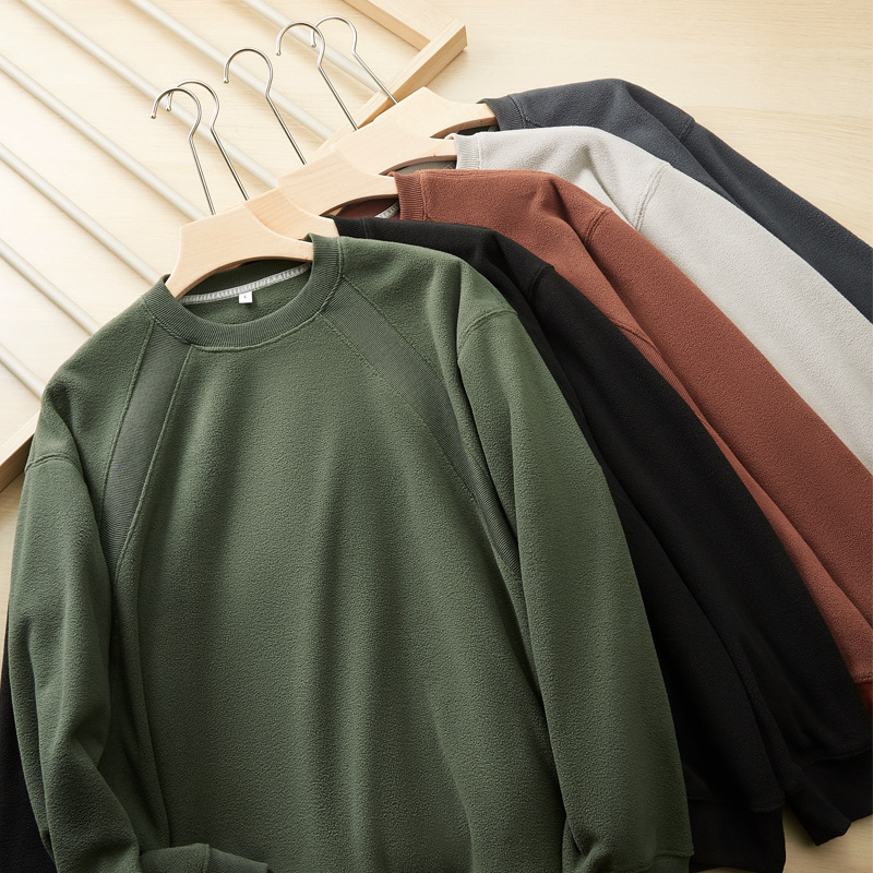 F7717 Sweatshirts for men spring 2025 new styles for inner wear loose heavyweight