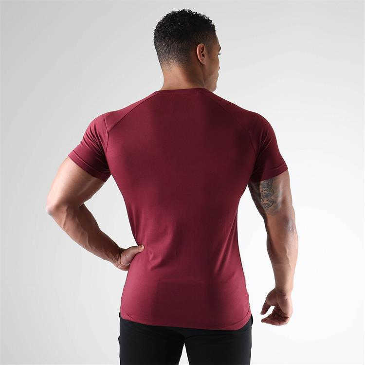 2023 Men's short-sleeved cross-border trend Men's T-shirt Summer New sports short-sleeved quick-drying clothes training breathable tight-fit