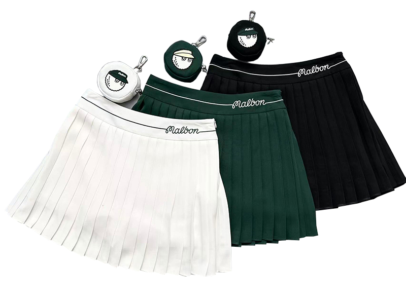 Golf Short Skirt Spring and Autumn New Product Women's Outdoor Sports Shorts Inner Interlining Skirt Breathable Versatile Short Skirt Fashion Folding Skirt