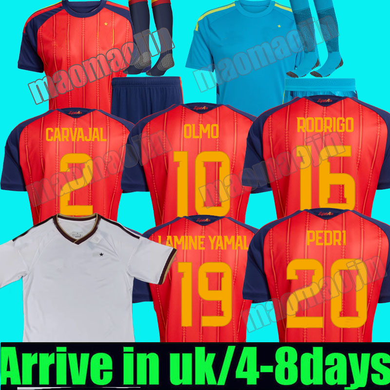 spain Jersey 2026 2027 Soccer shirts MORATA FERRAN CARVAJAL 26 27 National Team Football jersey Men Kids Kit LAMINE YAMAL Camiseta Espana RODRI OYARZABAL FINAL home