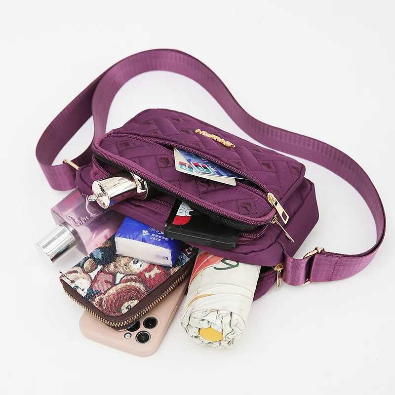 Oxford waterproof shoulder bag Large Capacity Casual Crossbody Bag Multifunction Ladies Handbag Shopping Messenger BagT251121