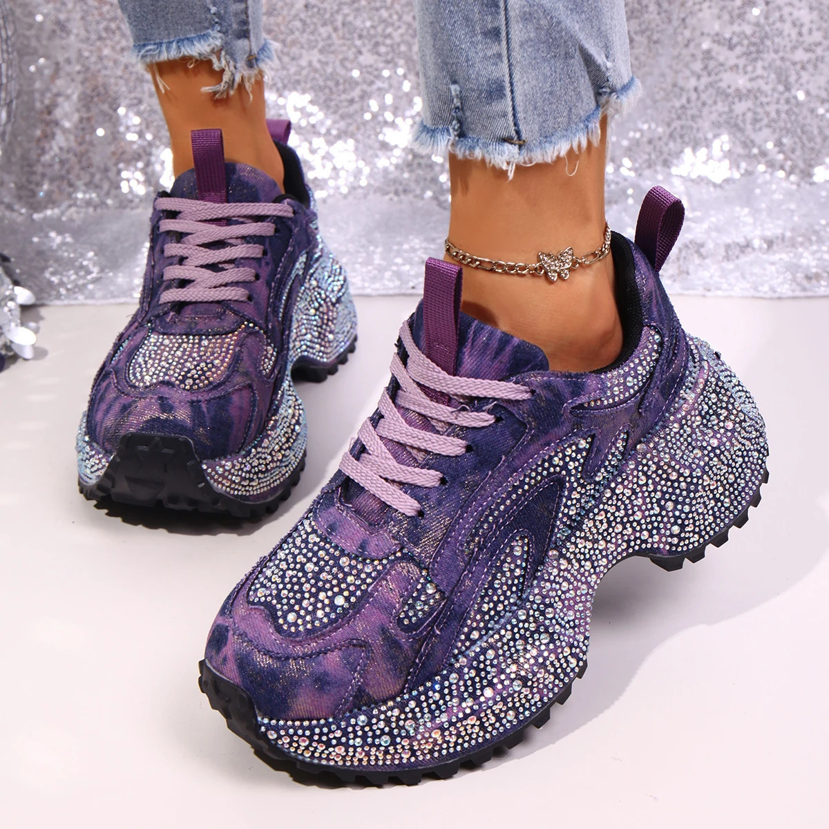 Women y Sneakers Fashion Casual ner Shoes Running Sports Comfortable Thick Laceup Vulcanize of Sport 251121