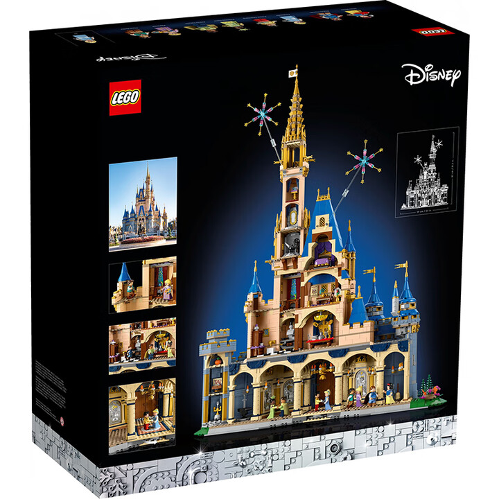 LEGO Building Blocks Disney Series Building Blocks Toy 43222 Disney Castle Home Decoration Birthday Gift
