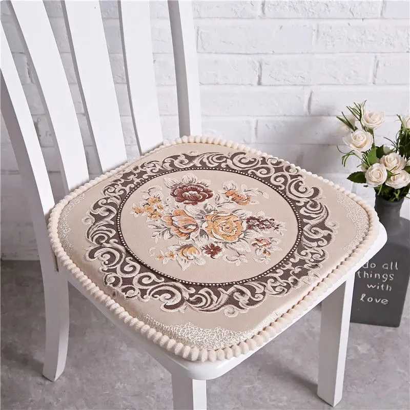 European Horseshoe Shaped Dining Chair Non-slip Mat Fashion Home Decor Soft Stool Pad High Quty Chenille Home Chair Cushion C251121