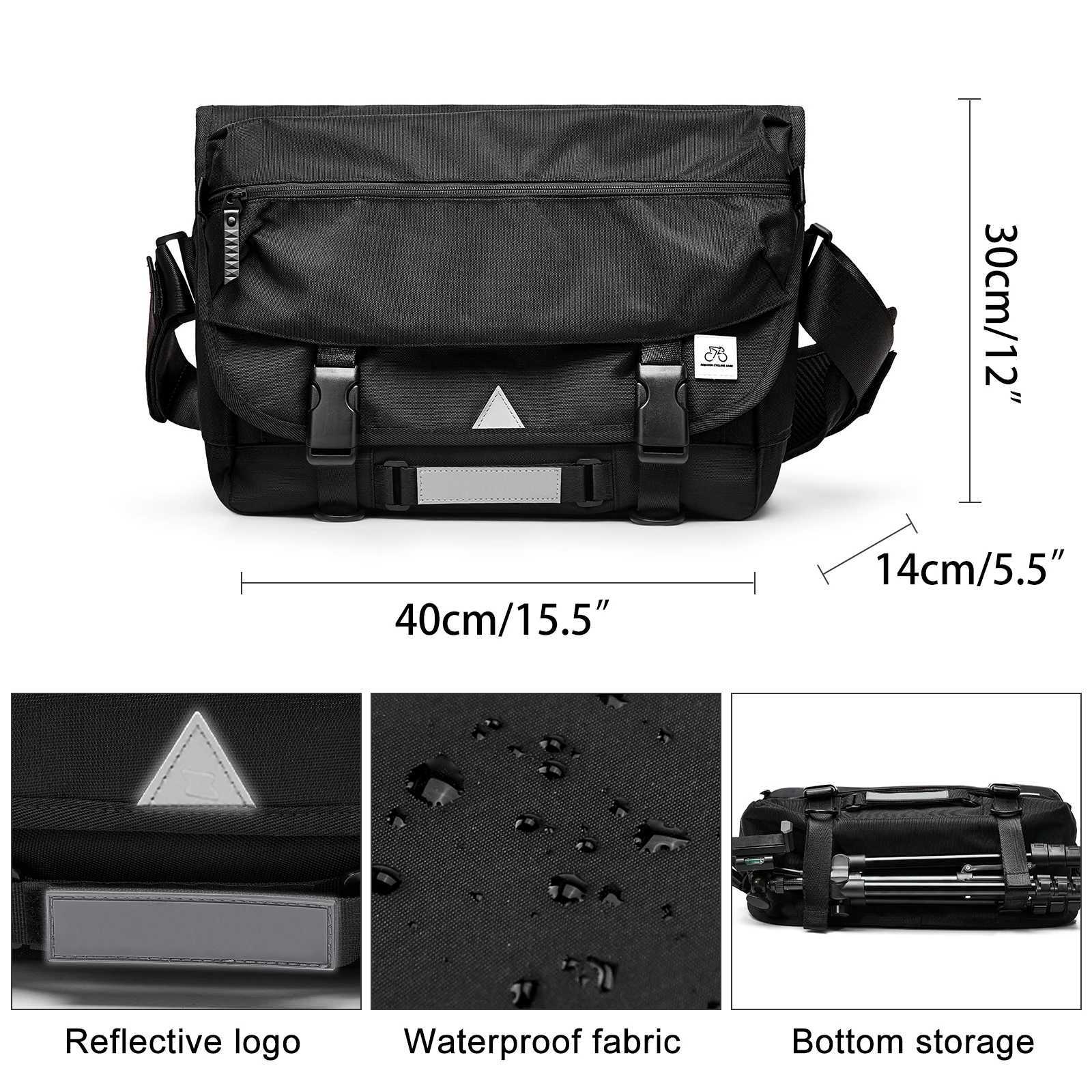 Fashion Sling Bag for Men Backpack Mtipurpose Large capacity Crossbody Bag Shoder Messenger Bag Travel Cycling Sports Daypack Purse Y251121