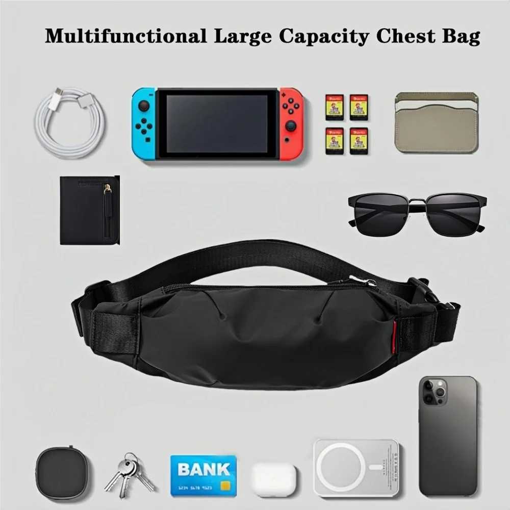 Fashion mens shoder cross Bag Sling Ch Crossbody Bag Sahel M Fanny Waist Pack Banana Man Belt Pouch Mini Breasts Side Bag Y251121