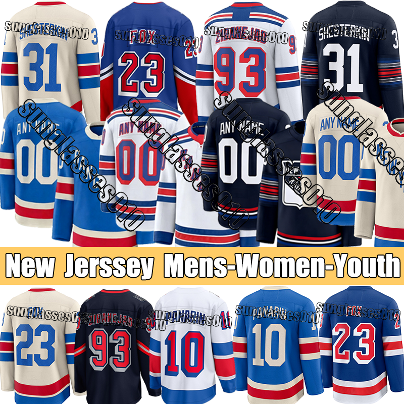 New Hockey Jerseys Ranger jersey #73 Rempe #55 Lindgren #20 Kreider #16 Trocheck Jerseys #23 Fox #20 Kreider Jerseys#20 Kreider #10 Panarin Jerseys