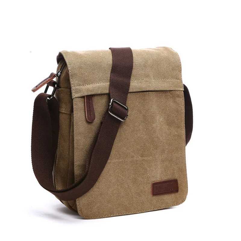 Fashion Fi Solid vintage Canvas Messenger Sahel Bags Buckle Casual Portable Shoder Bag Korean Trend Simple Pack For Men 2020 Y251121