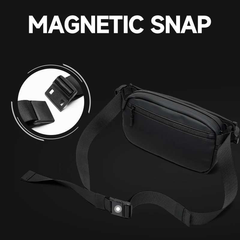 Fashion MOYYI Sling Bag Mens Shoder Crossbody Bag Waterproof Fanny Bag School Crossbody with Magnetic Snap Trendy Fit 79 inch iPad Y251121