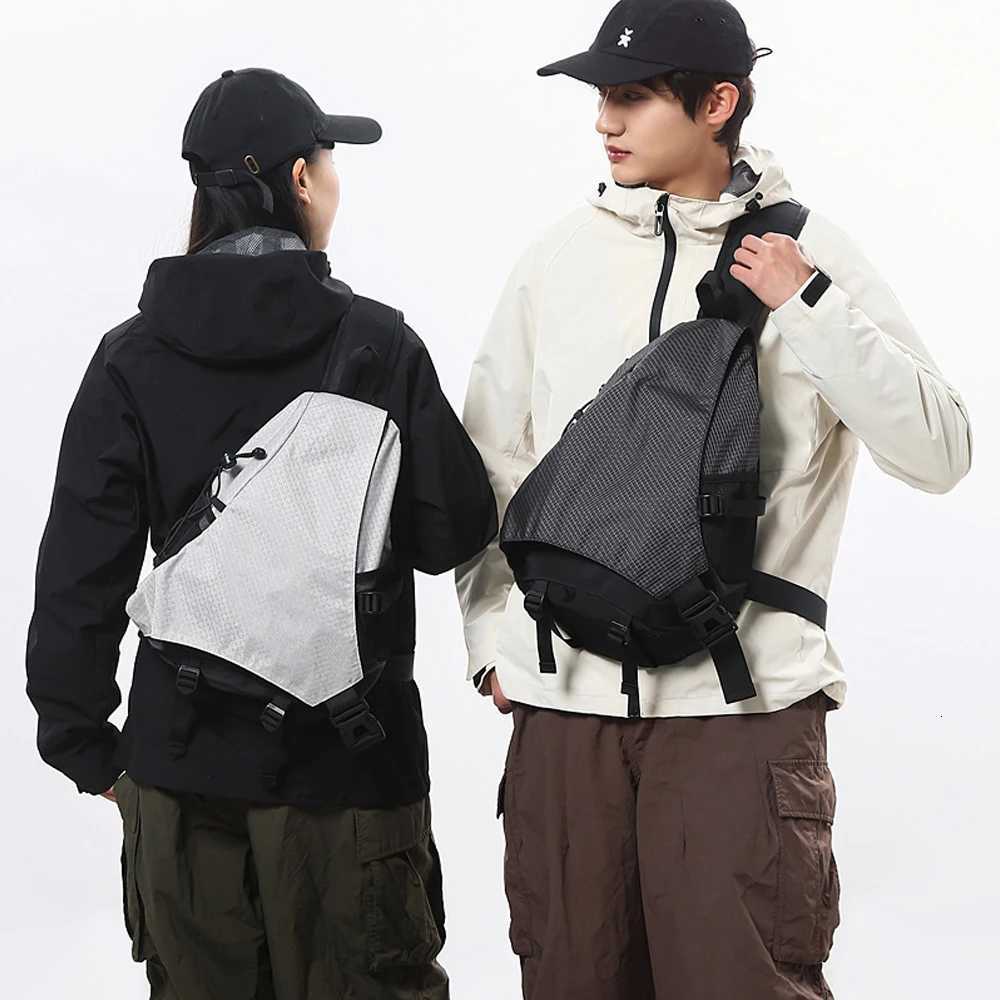 Fashion Water-Resistant Crossbody Sling Bag for MenWenLightweight Ch Backpack with Mtiple Cpartments for HikingCyclingGym Y251121