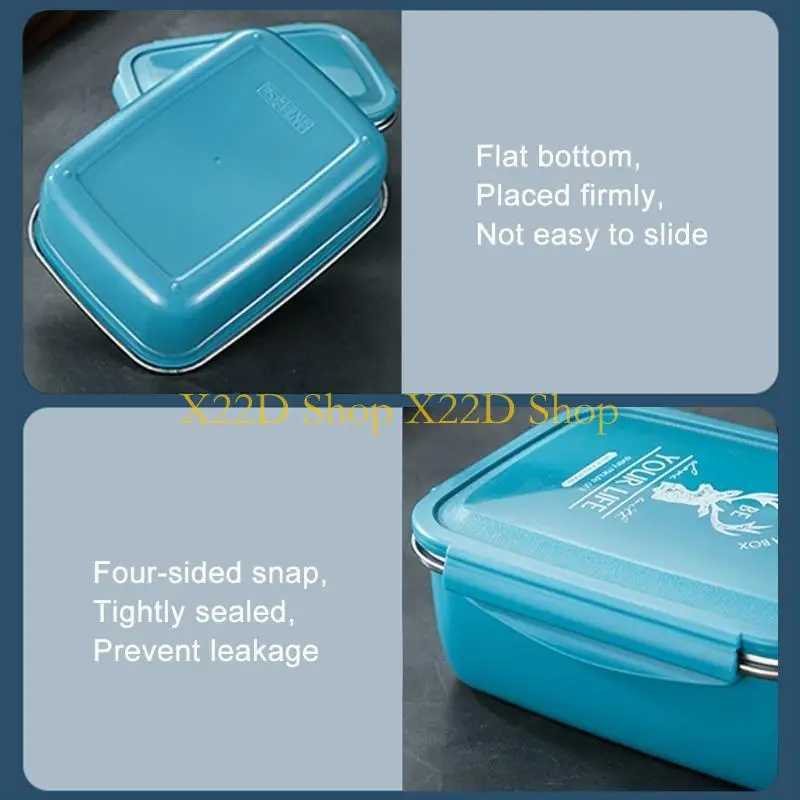 X22D Boxes Stainless Steel PP Material for Adults Children Office School OutdoorM251121