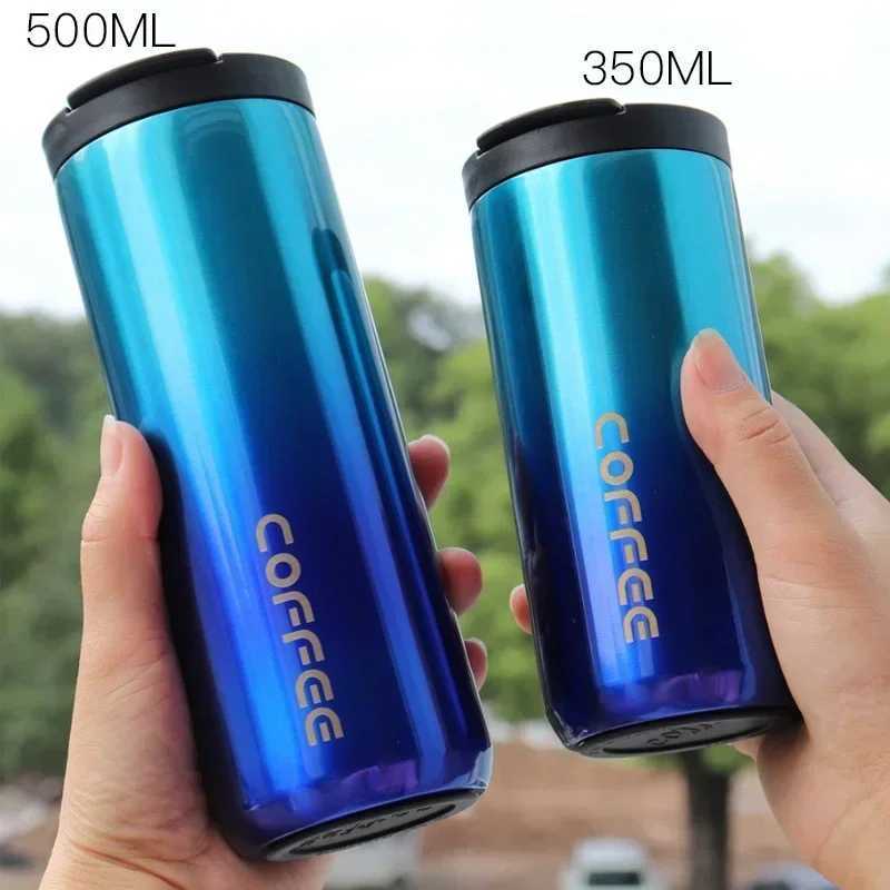 1Pc 350ml/500ml Double Stainless Steel 304 Coffee Mug Leak-Proof Thermos Travel Thermal Cup Thermosmug Water Bottle for Gifts L251121F9N1 W260226