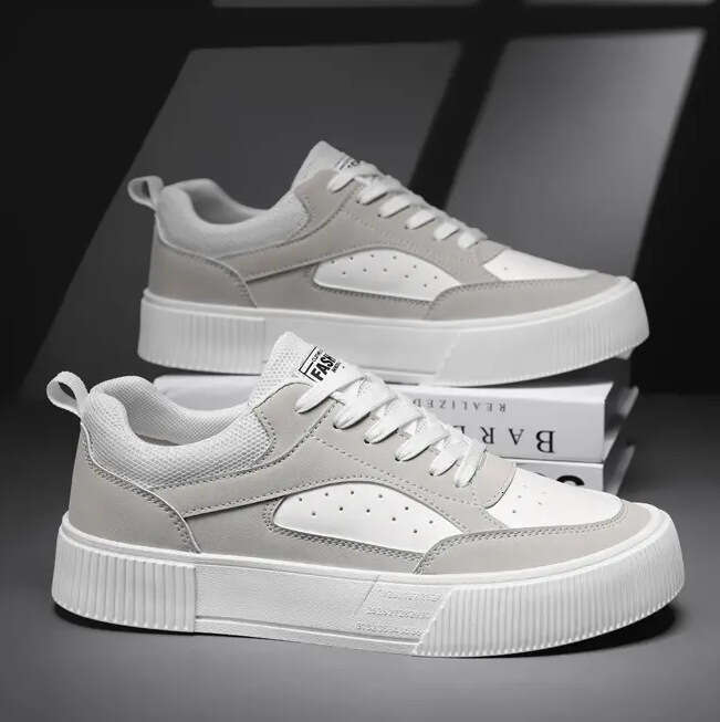 Men's 2025 Spring Trendy Brand Versatile Red Board for Youth Sports Thick Bottom 47 Extra Large 48 Casual Shoes