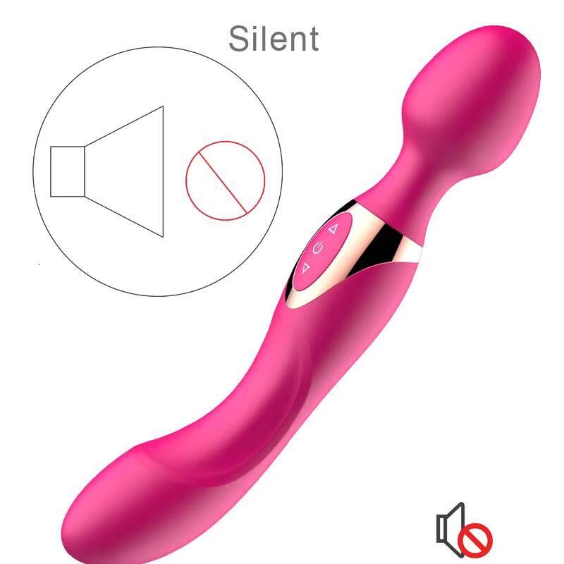 Adult Strong Shock Av Stick Silicone Rechargeable Female Masturbation Clitoris Vibrator Mini Massage Sex Toys Vibrator