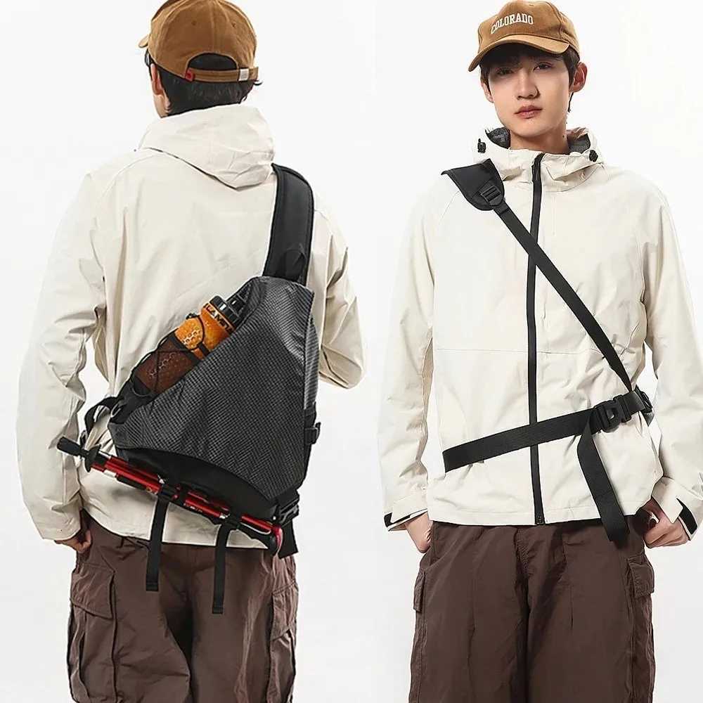 Fashion Waterproof Outdoor Sports Ch Bag Adjustable Large Capacity Nyl Crossbody Bag Mtifunctial Ch Pack Mens Shoder Bag Y251121