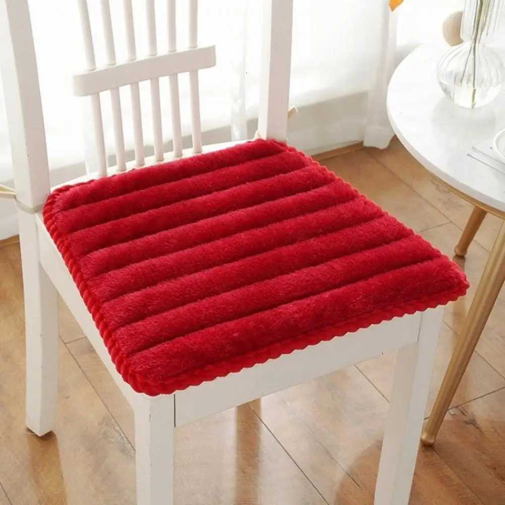 Home Decor Seat Cushion Plush Chair Cushion Plush Seat Cushion with Adjustable Straps for Dining Office Chairs for Home C251121