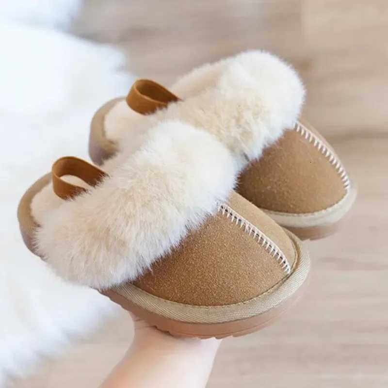 Winter New Comfortable Flat Top Velvet Womens Boots with Fashionable Childrens Slippers and Elegant Casual Womens ShoesW251121