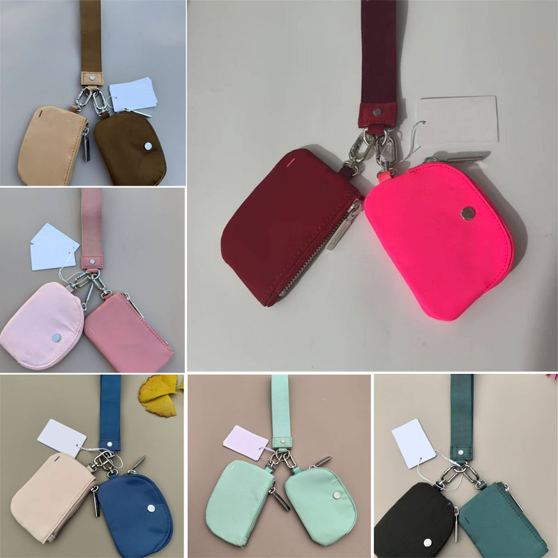 Designer Yoga Sport Keychain Men's And Women's Chain Storage Coin Purse Butler Key Mini Lululies Bag
