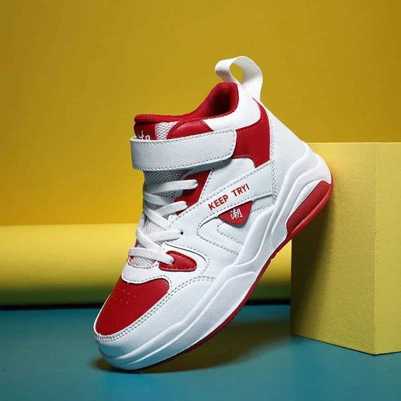 Children Basketball Kids Shoes New Children Sneakers Child Shoes High-Quality Durable Light Breathable Soled Anti-Slip TrainerW251121