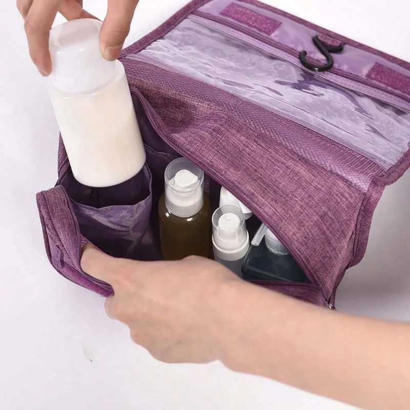 Oxford Fabric Men Business Portable Storage Bag Toiletries Organizer Women Cosmetic Waterproof Hanging Travel Wash Pouch 251121