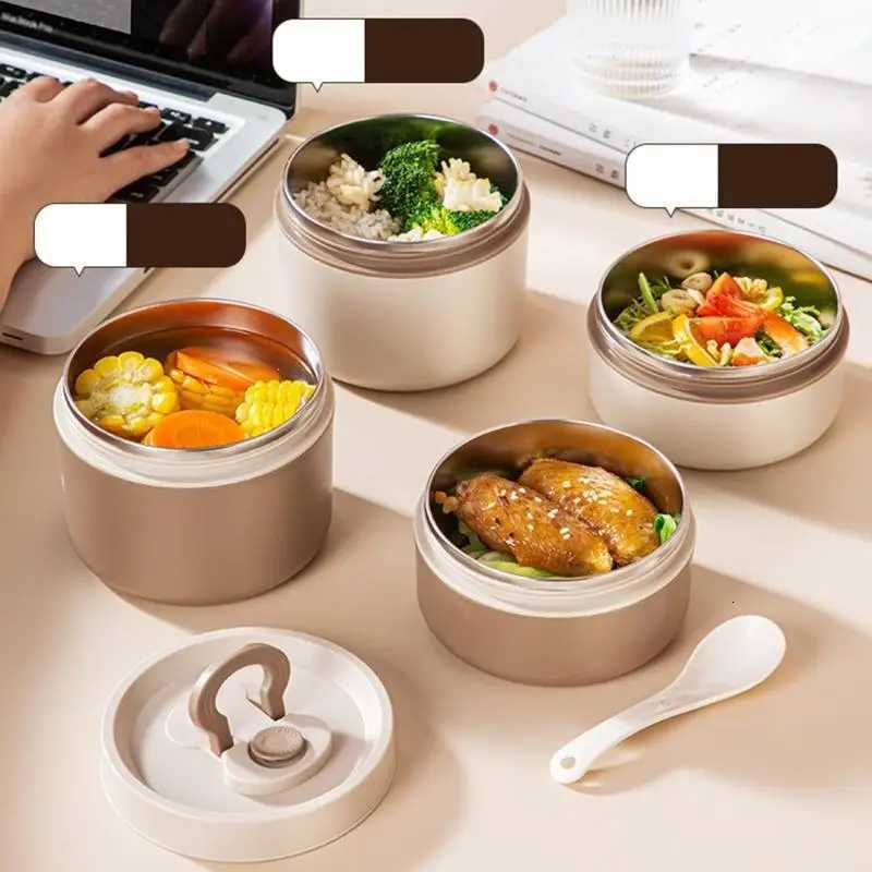 650ml High Appearance Insulated Lunch Box Stainless Steel Food Grade Insulated Bucket Portable Bento Box Work Specific Meal BagM251121
