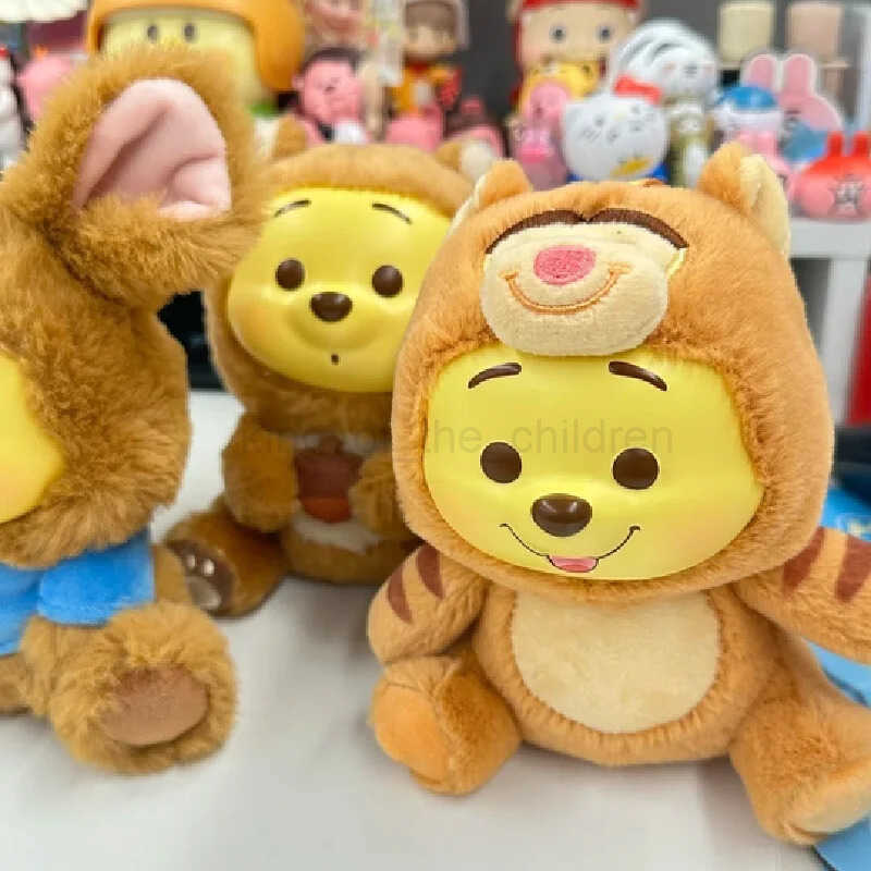 Disney Winnie The Pooh Naughty Party Blind Box Pendant Disney Vinyl Bag Doll Toy Figreen Kawaii Pendant Birthday Christmas Gift W20250423