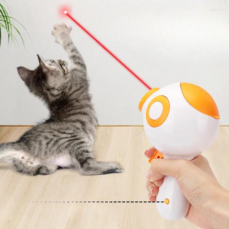 Update Pet Multifunctional Training Throwing Food Gun Cat Dog Laser Toys Creative Feeding Outdoor Boredom Relief Artifacts