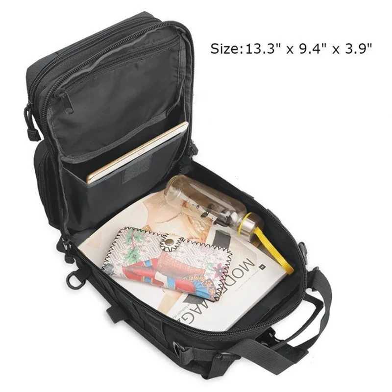 Fashion 20L Men Tactical Shoder Bag Molle Camouflage Sling Army Bags Military Hiking Camping Pack Assat Bag Fishing Hunting Backpack Y251121