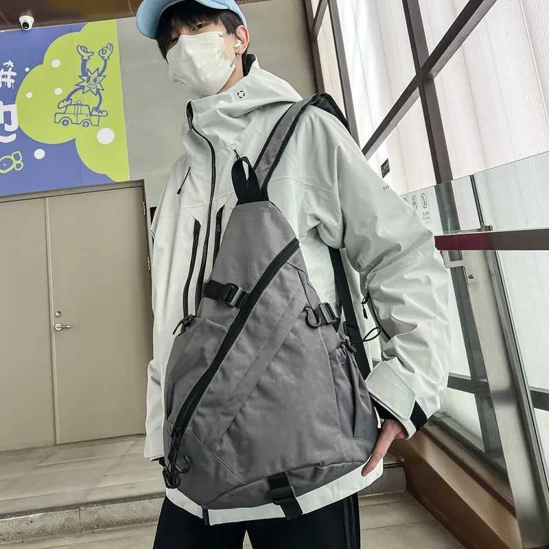 Fashion Outdoor Tactical Camping Waterproof Sling Bag Men Mtifuncti Motorcycle Sport Crossbody Bag Vintage Single Shoder Backpack Y251121