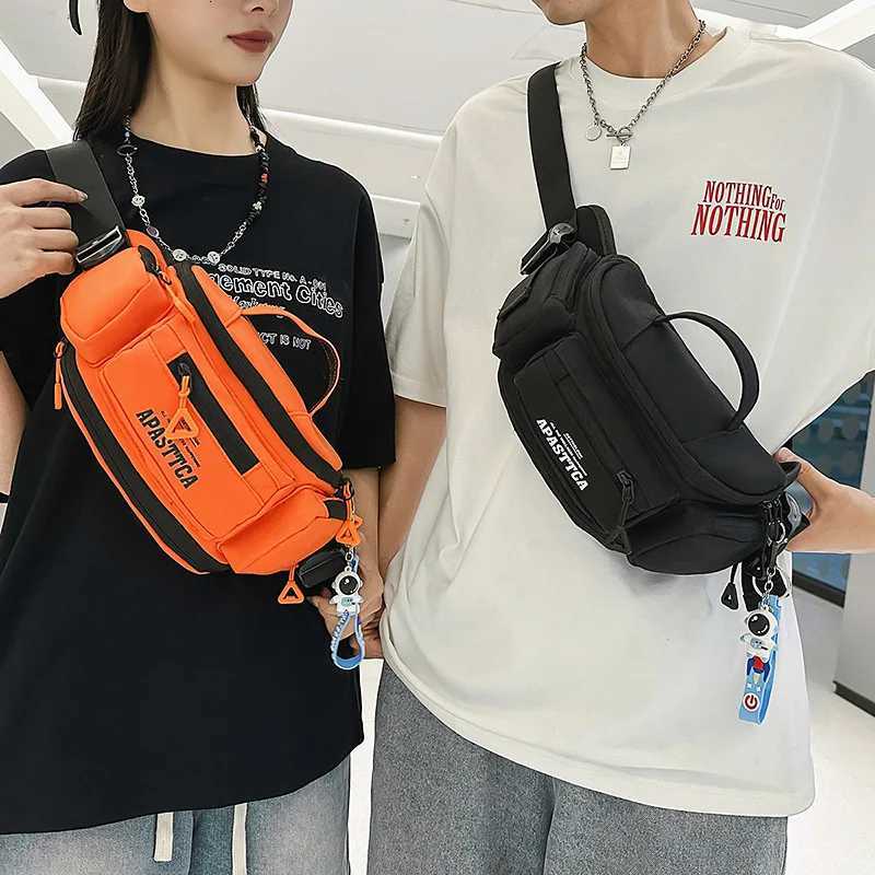 Fashion Orange Black Mtipurpose Motorcycle Sport Ch Bag Outdoor Tactical Waterproof Crossbody Bag Fanny Pack Y251121