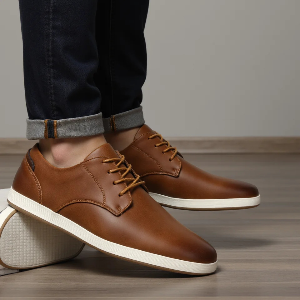 Men Sneakers Fashionable comfortable leather shoes men casual shoe 251121