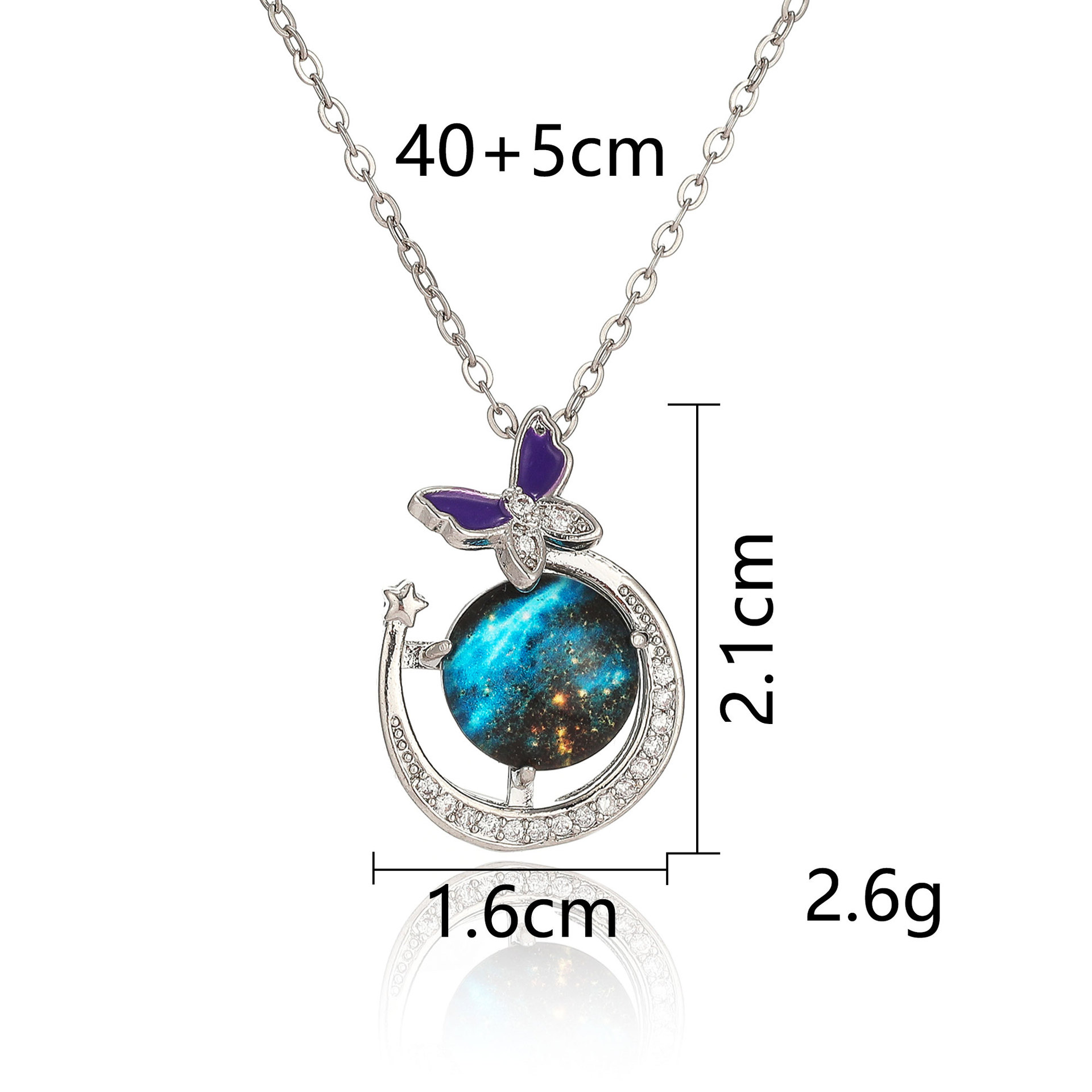 2025 Planet Womens Necklace Versatile High-end Starry Sky 18k Gold Collarbone Chain ins designer necklace for jewelry woman necklace designer for wome - view 6