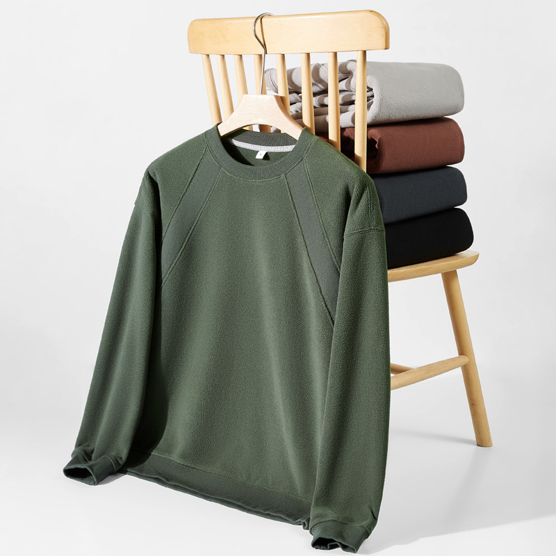 F7717 Sweatshirts for men spring 2025 new styles for inner wear loose heavyweight