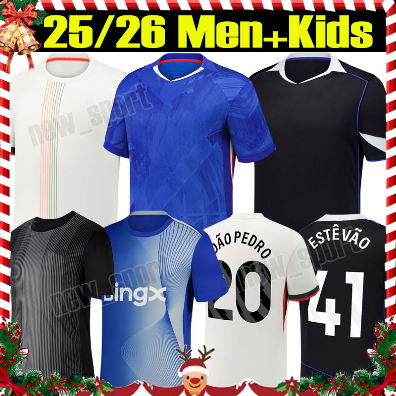5XL 25/26 chelseasfc ESTEVAO PALMER Soccer Jerseys NETO chelase ENZO CAICEDO GARNACHO JOAO PEDRO GEORGE GITTENS CHALOBAH men kids Kit socks set Football Shirts
